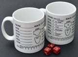 Character Sheet Mug